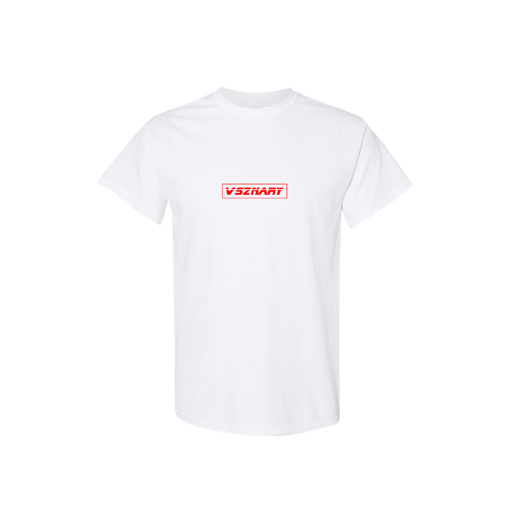 Box Logo Tee in Red